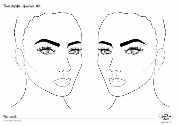 Sally-Ann Lynch Practice Board - 2 Side Adult Heads 0037