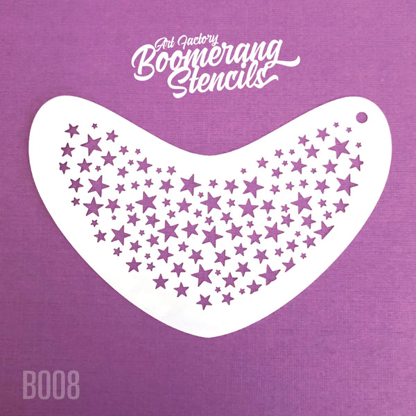 Art Factory - Boomerang Stencil - Stars