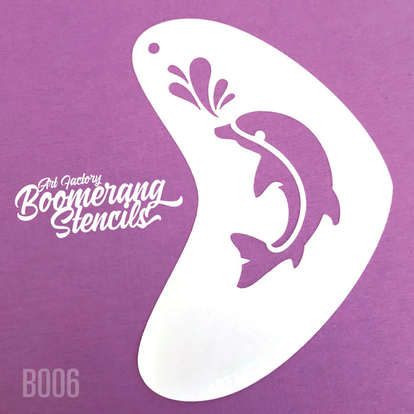 Art Factory - Boomerang Stencil - Dolphin