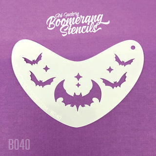 Art Factory - Boomerang Stencil - Bat Crown