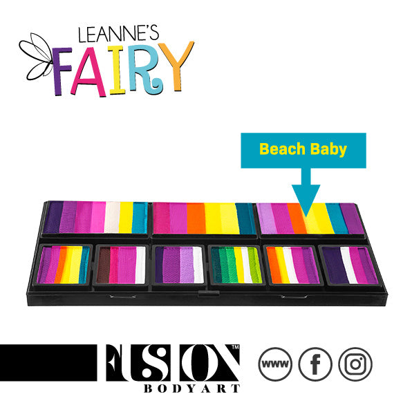 Fusion Body Art - Spectrum Palette - Leanne's Fairy Collection (Non Neon)