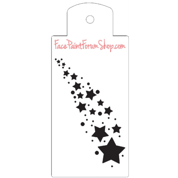 Boost Stencil - Cascading Stars