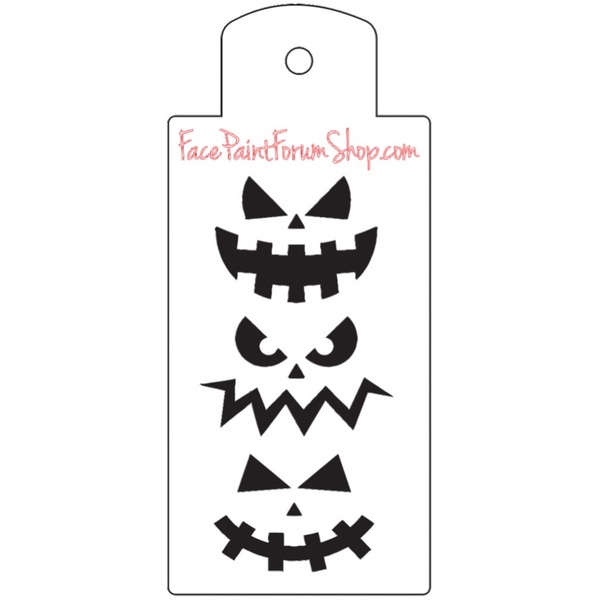 Boost Stencil Set - Jack-O'-Lantern Faces