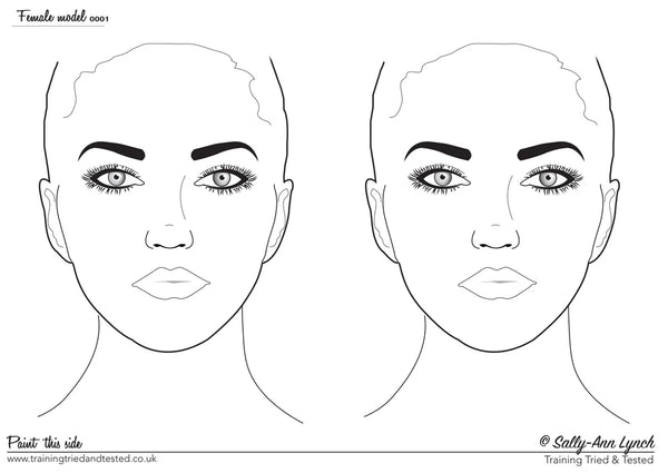 Sally-Ann Lynch Practice Board - 2 Adult Heads 0001