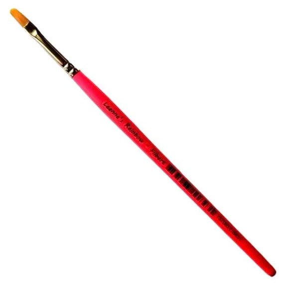 Leanne's Rainbow Face Painting Brush - Filbert