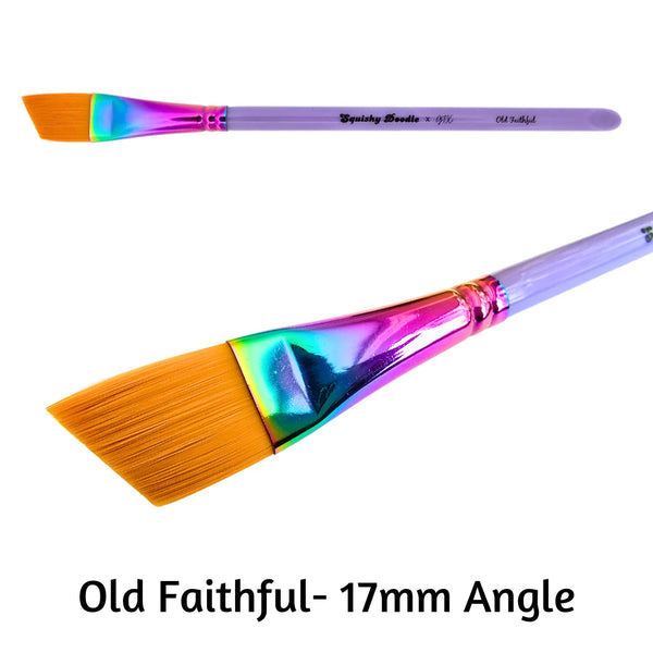 GTX Face Paint - Squishy Doodle Brushes - "Old Faithful" 3/4th Flat