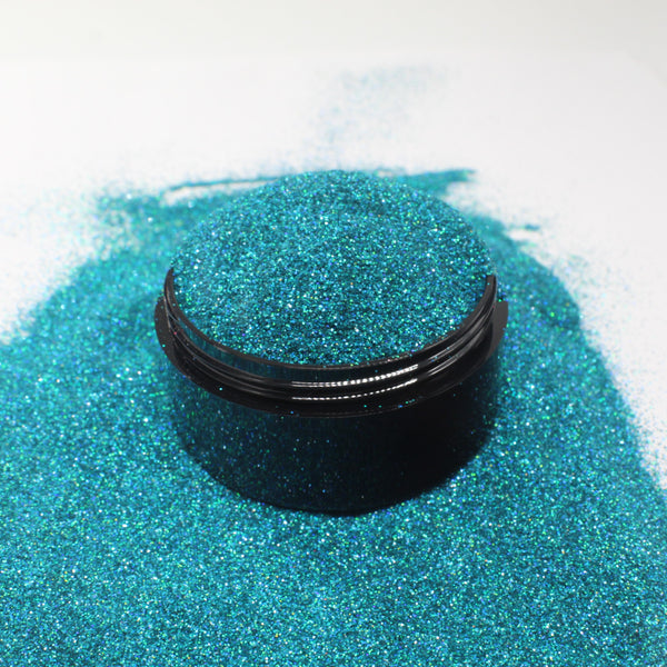 Suzy Sparkles Glitter - Holographic Jade - Fine - 1 oz Bag