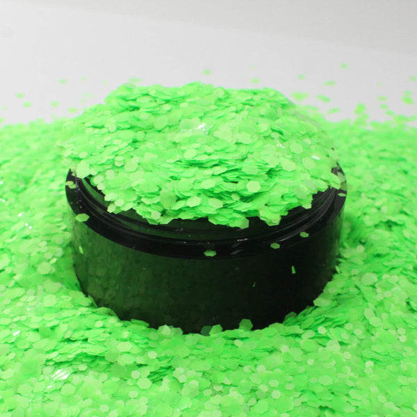Suzy Sparkles Glitter - Neon Green - Chunky