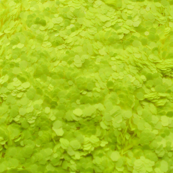 Suzy Sparkles Glitter - Neon Yellow - Chunky