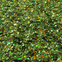 Suzy Sparkles Glitter - Holographic Lime - Chunky - 1 oz Bag