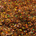 Suzy Sparkles Glitter - Holographic Orange - Chunky - 1 oz Bag