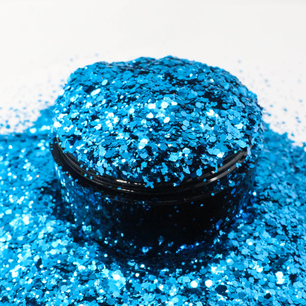 Suzy Sparkles Biodegradable Glitter - Blue - Chunky