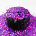Suzy Sparkles Glitter - Holographic Purple - Chunky - 1 oz Bag