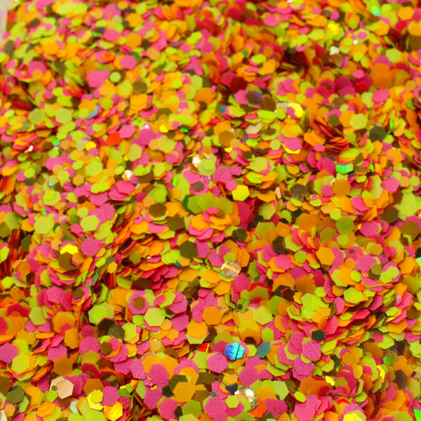 Suzy Sparkles Glitter - Tiger Lily Mix - Chunky