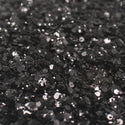 Suzy Sparkles Glitter - Metallic Black - Chunky - 2 oz Bag