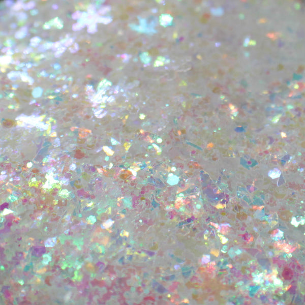 Suzy Sparkles Glitter - Sparkling Snowflake Mix - Chunky