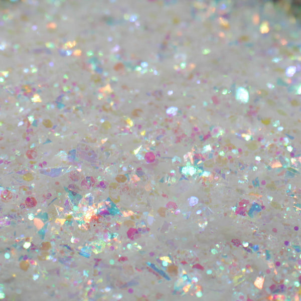 Suzy Sparkles Glitter - Sparkling White Mix - Chunky