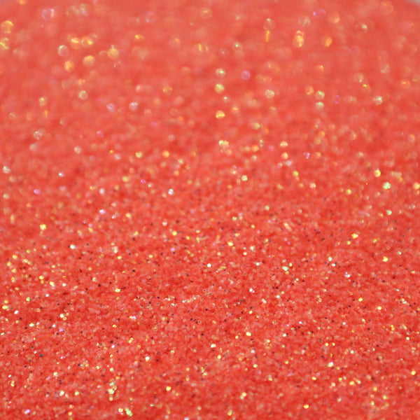Suzy Sparkles Glitter - Iridescent Coral - High Sparkle - Fine - 1 oz Bag