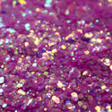Suzy Sparkles Glitter - High Sparkle Iridescent Sprite Pink - Chunky - 1 oz Bag