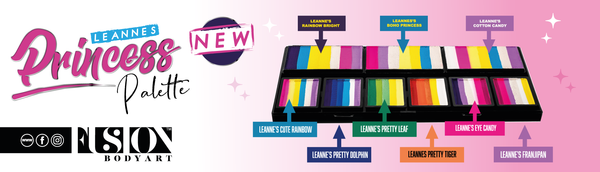 Fusion Body Art - Leanne's Princess Palette (NON NEON)