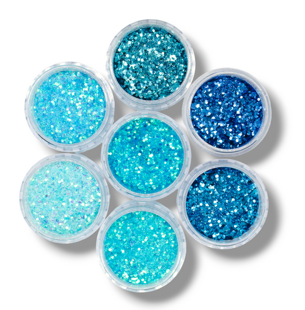Suzy Sparkles Glitter - Chunky Glitter Stack - Mermaid
