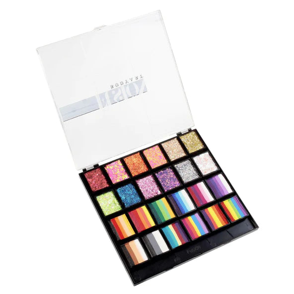 Fusion Body Art - Face Painting and Glitter Palette - Rainbow Party