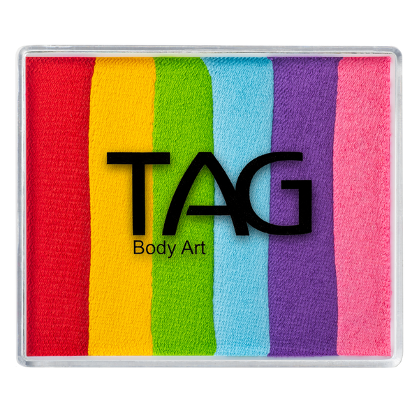 TAG Face Paint - Split Cake - Regular Rainbow - 50 grams