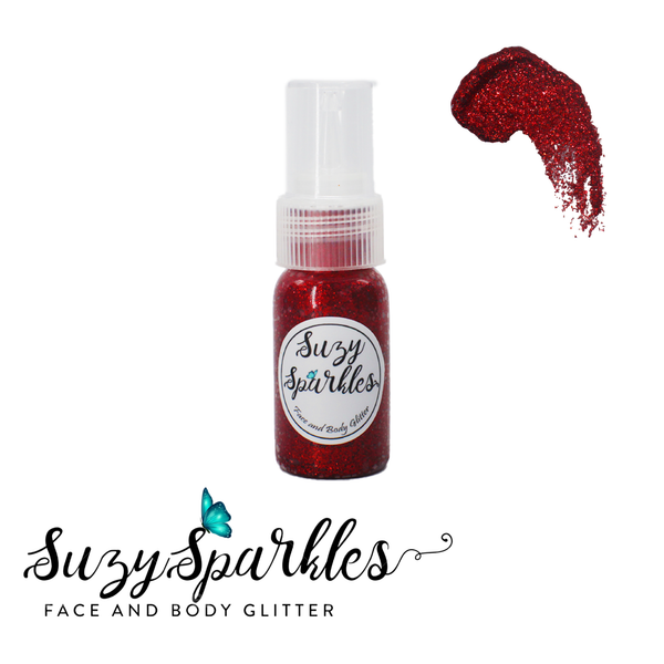 Suzy Sparkles Glitter Gel - Red - Fine