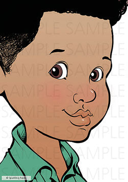 Sparkling Faces Practice Board by Svetlana Keller - Max - Left Handed