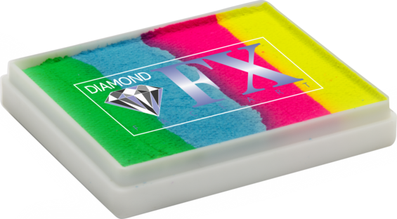 Diamond FX Face Paint - Split Cake - Happy Birthday - 50 grams