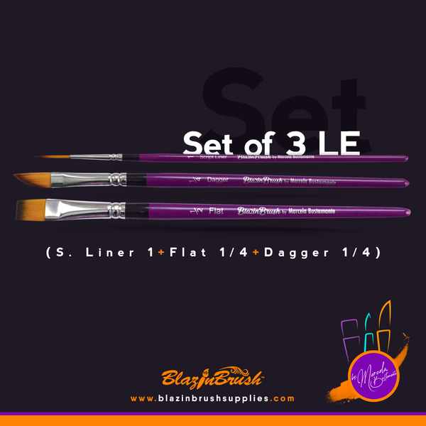 Blazin Brush - Set of 3 - LE