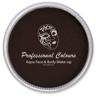 PartyXplosion Face Paint - Dark Brown 43731 - 30 grams