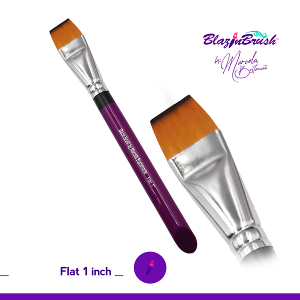 Blazin Brush - Flat 1 inch