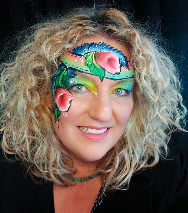 Diamond FX Face Paint - 1 Stroke Cake - Evil Rose