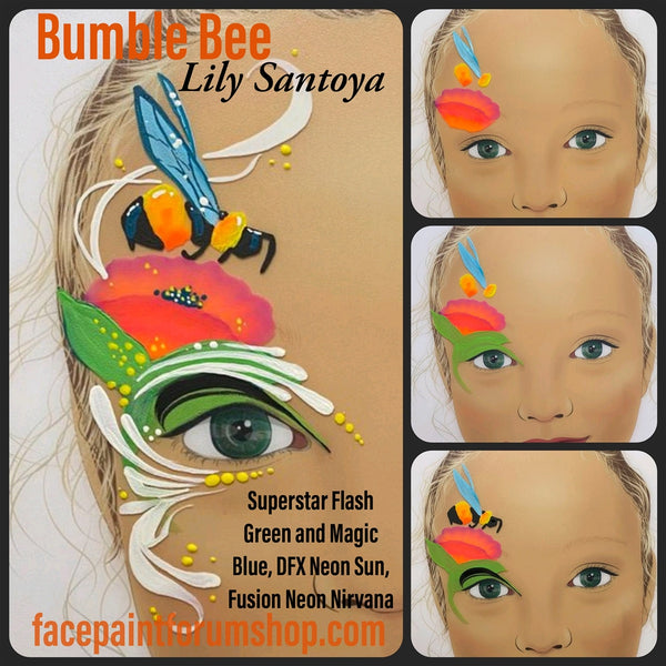 Diamond FX Face Paint - 1 Stroke Cake - Neon Sun