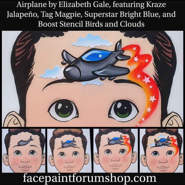 TAG Face Paint - 1 Stroke - Magpie