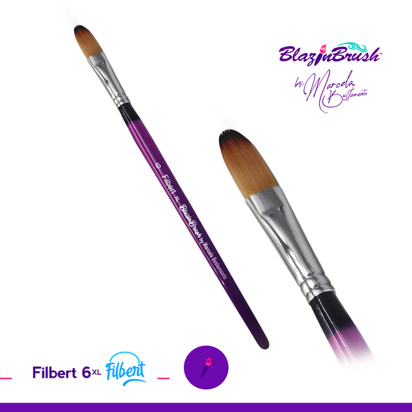 Blazin Brush - Filbert #6 XL