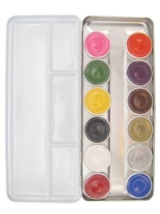 Superstar Face Paint - Palette - 12 Bright colors