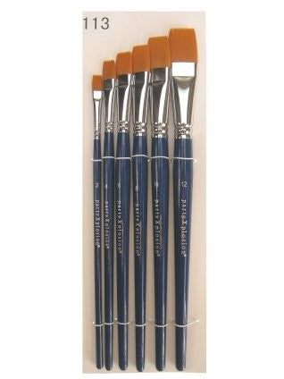 PXP Face Paint - Flat Brush set - 6 pc