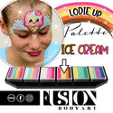 Fusion Body Art - Lodie Up Cute Pastel Rainbow Palette