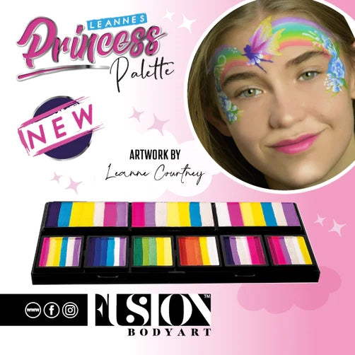 Fusion Body Art - Leanne's Princess Palette (NON NEON)