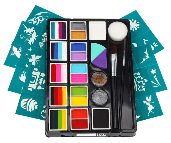 Fusion Body Art - Body Art - Perfect Face Painting Kit
