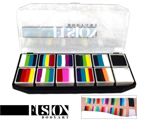 Fusion Body Art - Spectrum Palette - Rainbow Explosion (None Neon)