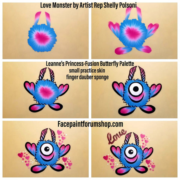 Fusion Body Art - Spectrum Palette - Leanne's Butterfly (Non Neon)