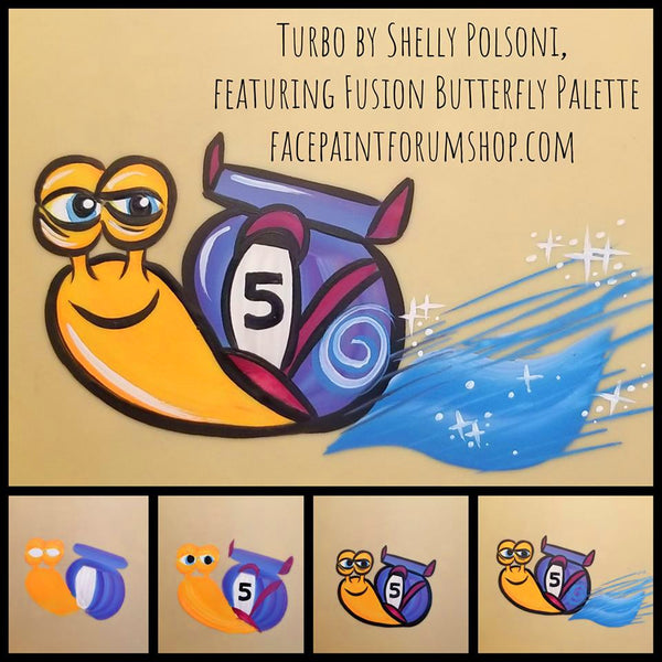 Fusion Body Art - Spectrum Palette - Leanne's Butterfly (Non Neon)