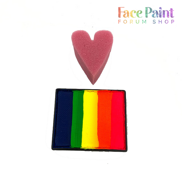 Always Wicked Art - Face Painting Sponge - Heart Sponge