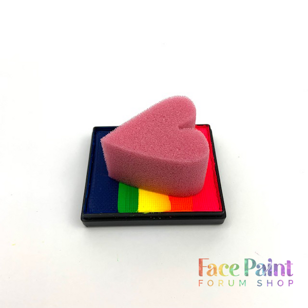Always Wicked Art - Face Painting Sponge - Heart Sponge