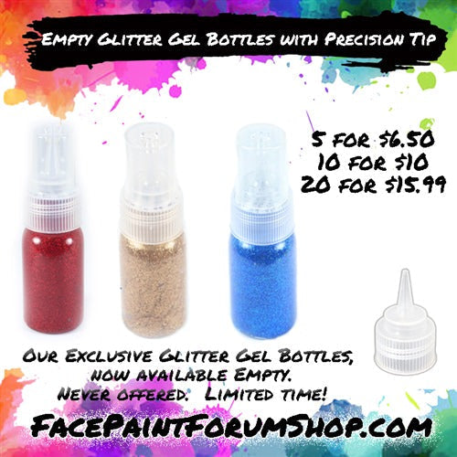 Suzy Sparkles - Empty Glitter Gel Bottle