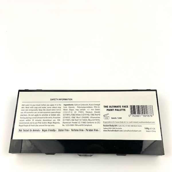 Fusion Body Art - Body Art - The Ultimate Face Painting Palette