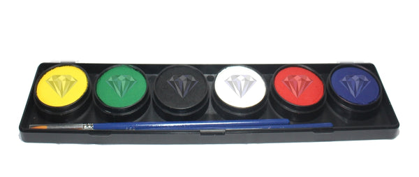 Diamond FX Face Paint - 6 colors Essential Palette